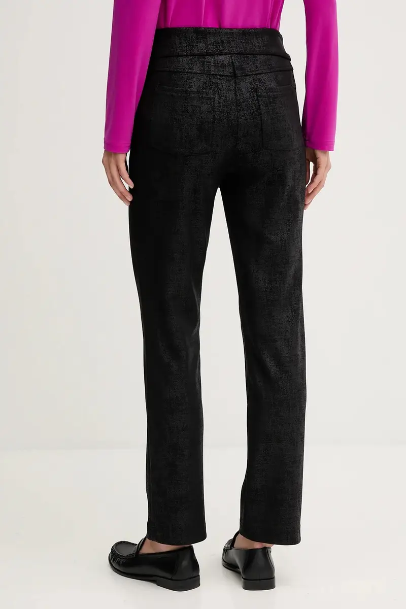 pantaloni donna colore nero 253000 miniatura 3