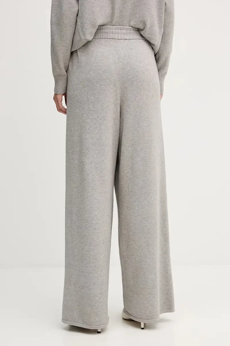 pantaloni tuta donna colore grigio con applicazione 254945 miniatura 3