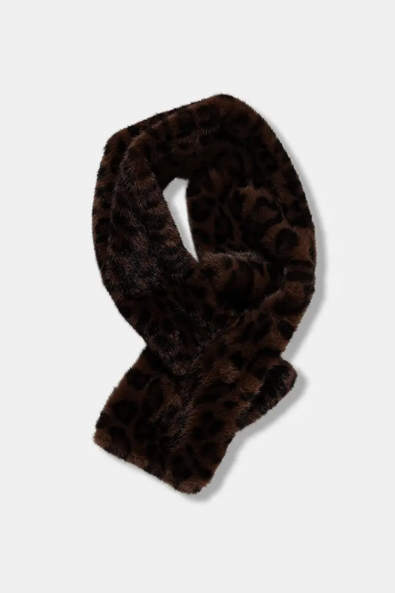 sciarpa donna colore marrone 253974X miniatura 2