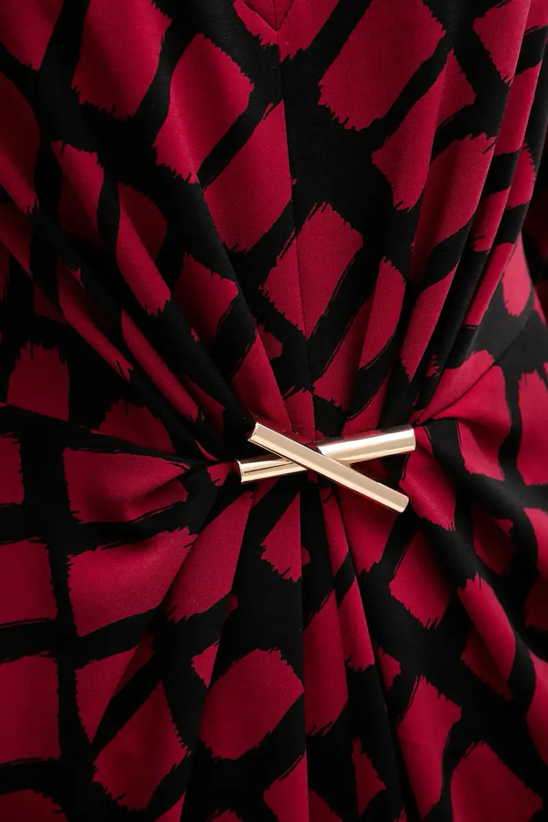 vestito colore granata 253250 miniatura 5