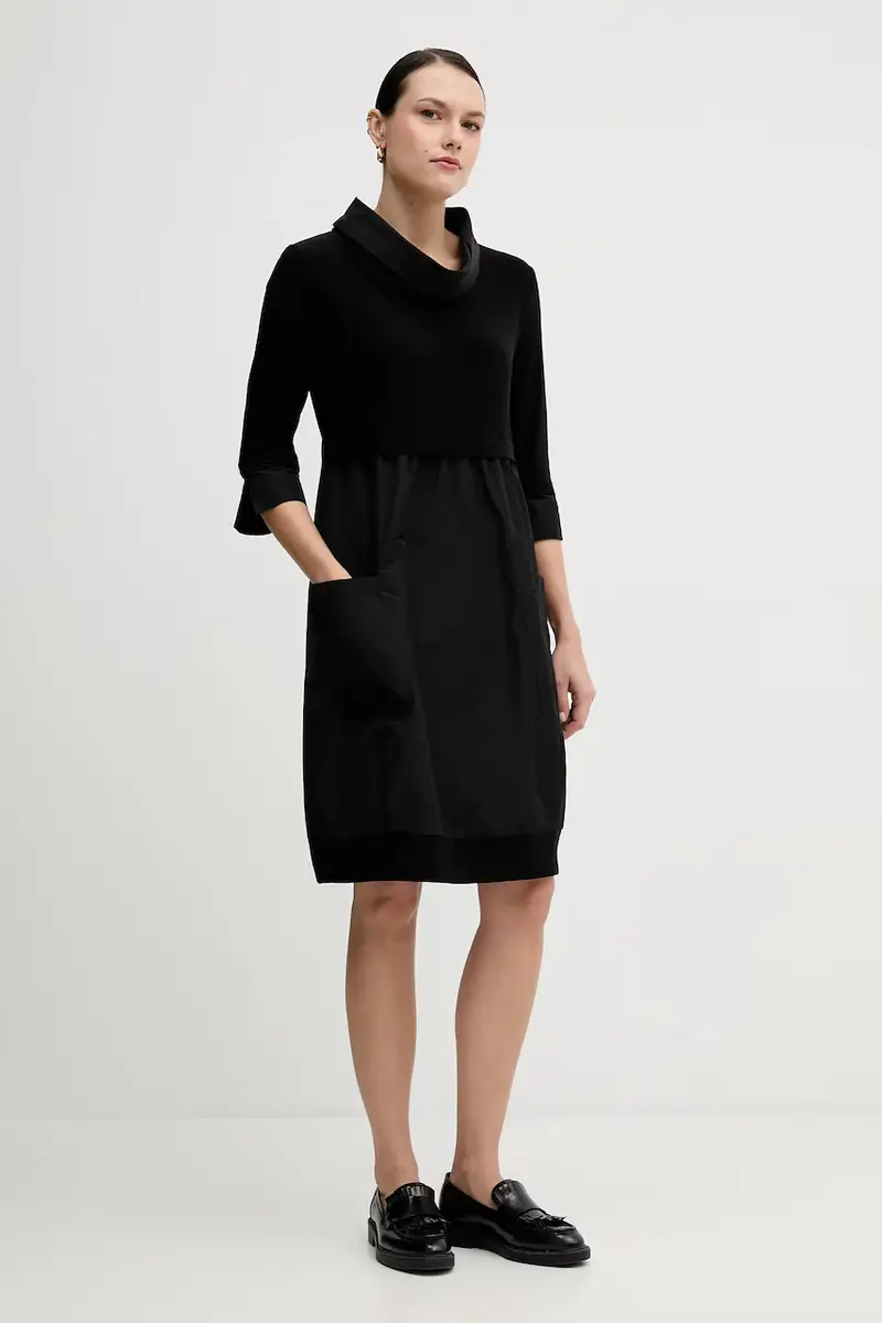 Joseph Ribkoff Vestito nero a campana miniatura 2