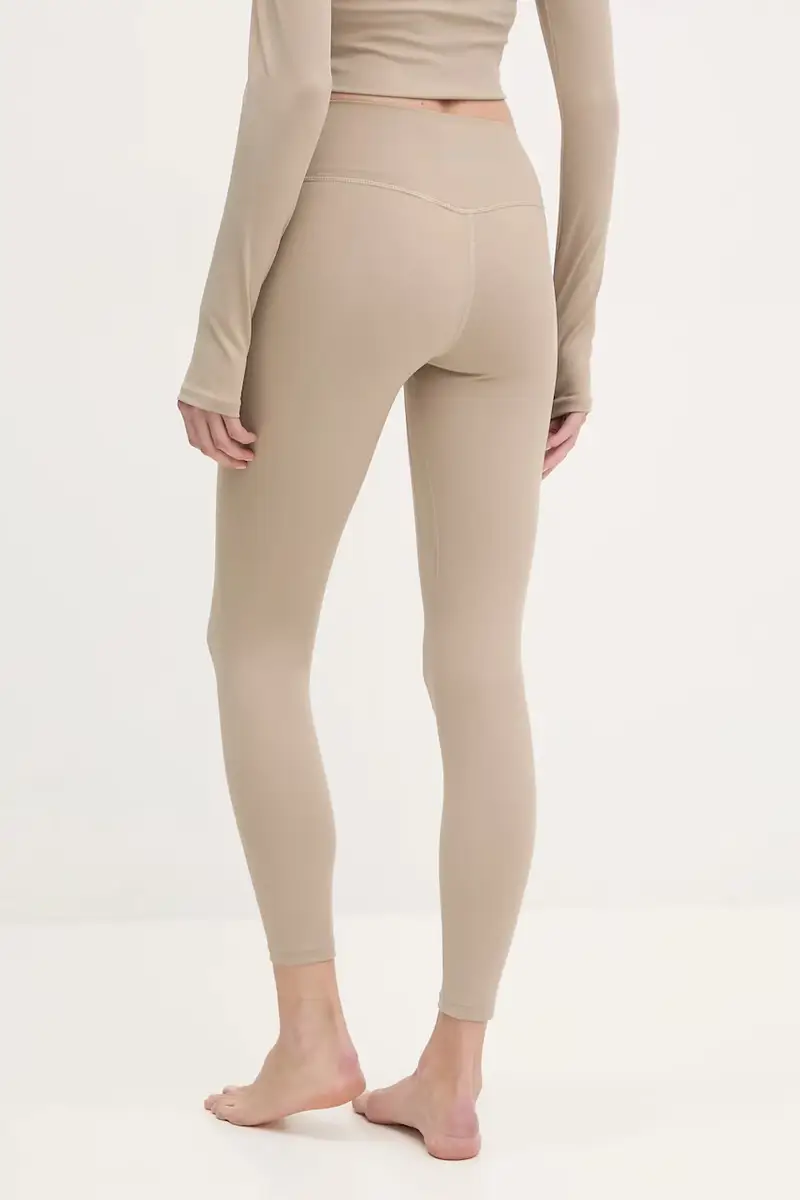Joy in me leggins per joga Oneness Ease Beige miniatura 3