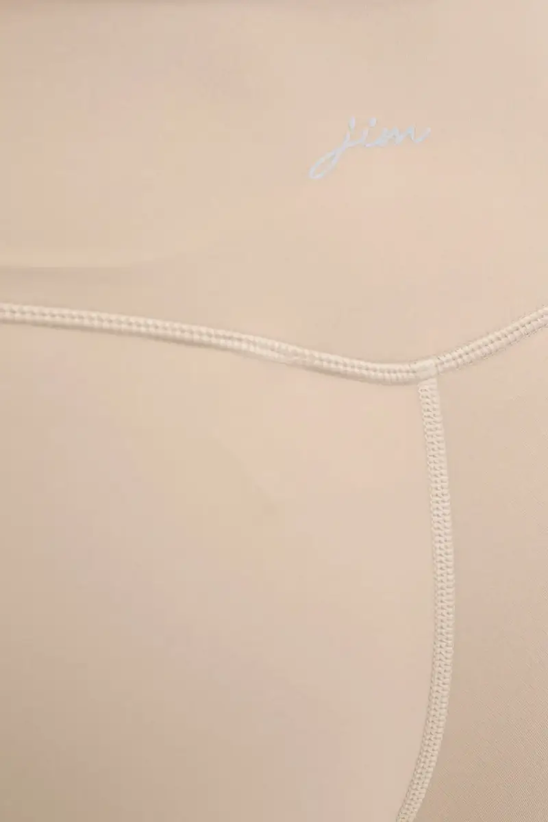 Joy in me leggins per joga Oneness Ease Beige miniatura 4