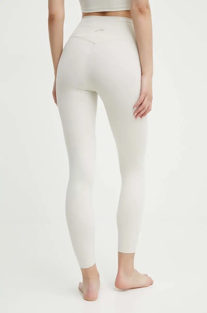 Joy in me leggins per joga Oneness Ease colore beige miniatura 3
