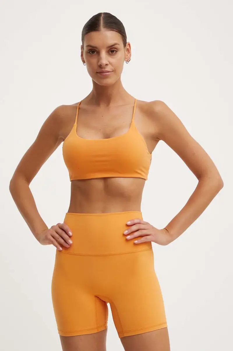 shorts per joga Movement colore arancione Szorty.Movement miniatura 4