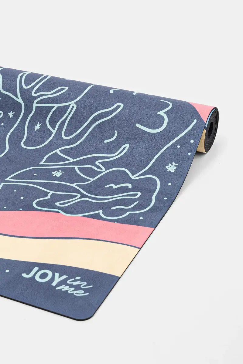 tappetino joga Mata FLOW Butterfly Effect colore blu FLOW 3mm miniatura 3