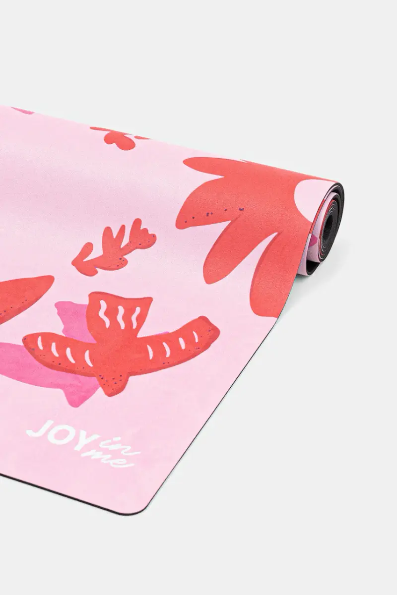 tappetino joga Mata FLOW Flower Bomb colore rosa FLOW 3mm miniatura 3