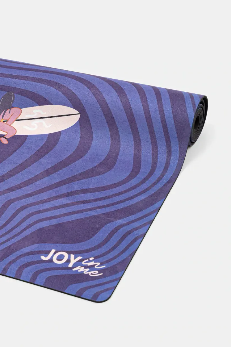 tappetino joga Mata FLOW Surf Life colore blu FLOW 3mm miniatura 3