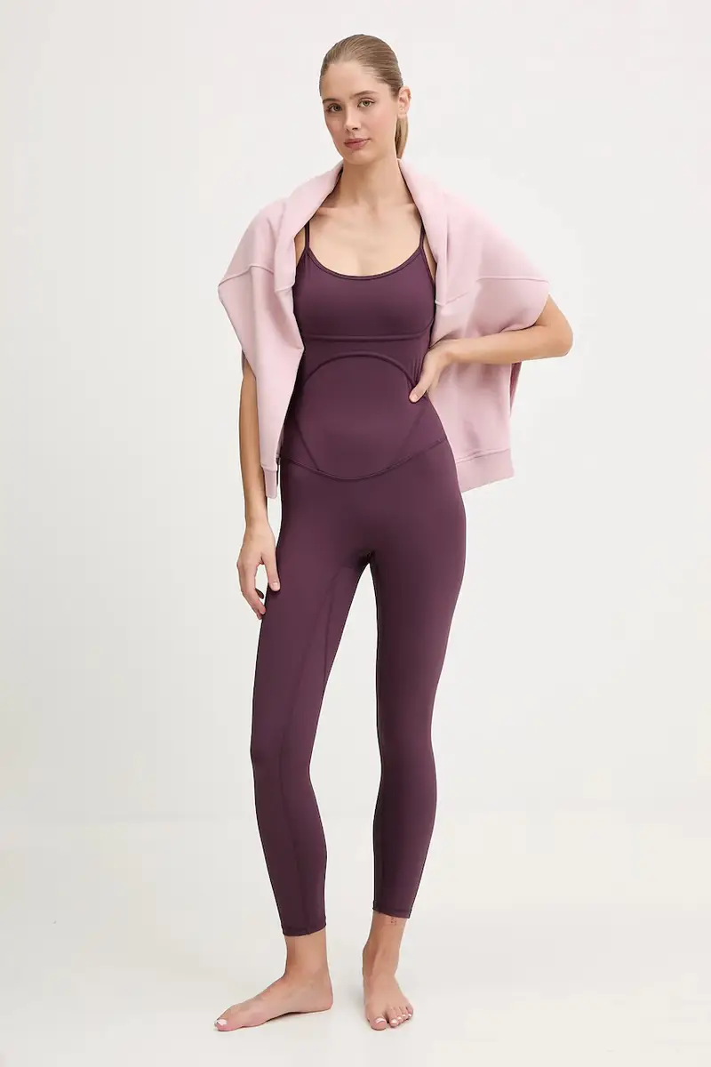 tuta da yoga Flow One Violetto miniatura 2