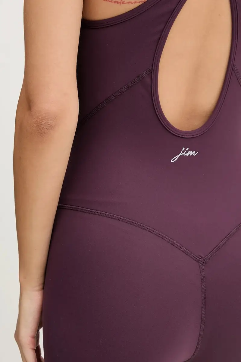 tuta da yoga Flow One Violetto miniatura 4