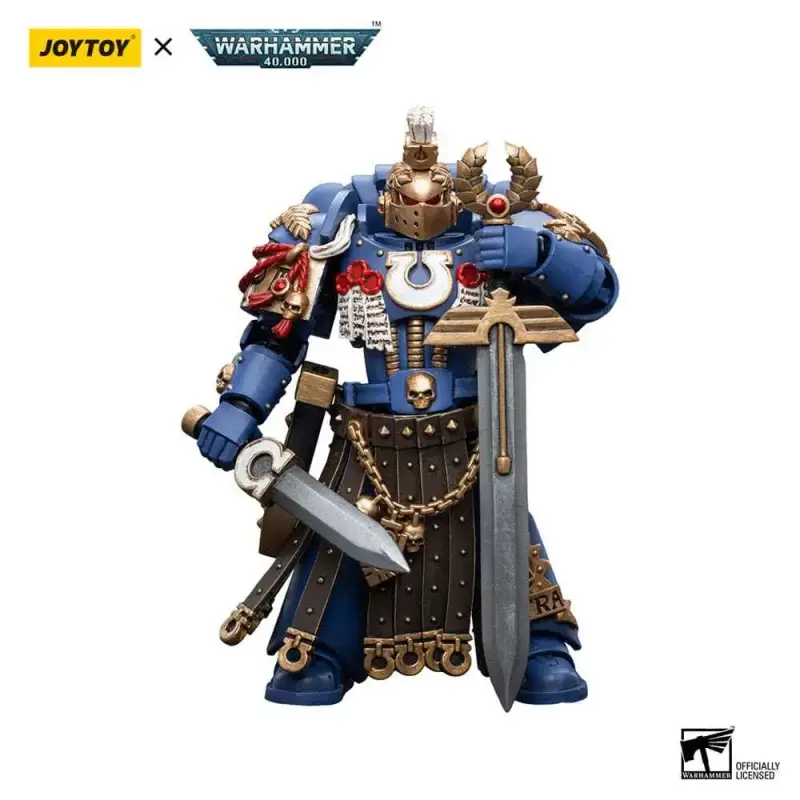 Statuetta da collezione JOYTOY Warhammer 40k Ultramarines Honour Guard Chapter Champion
