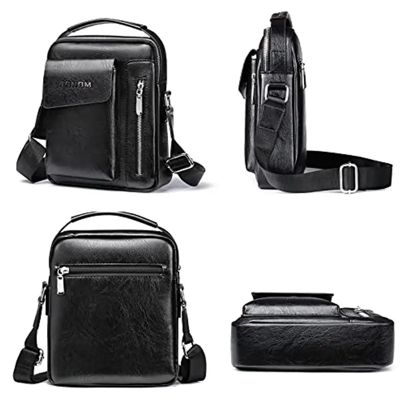 JSNOM Borsello Uomo Marrone 2291782 miniatura 2