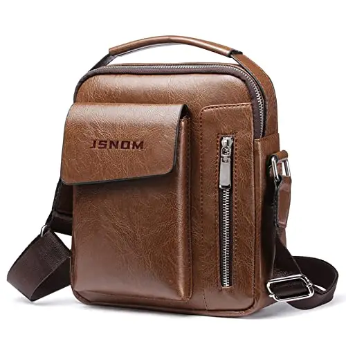 JSNOM Borsello Uomo Marrone 3713976