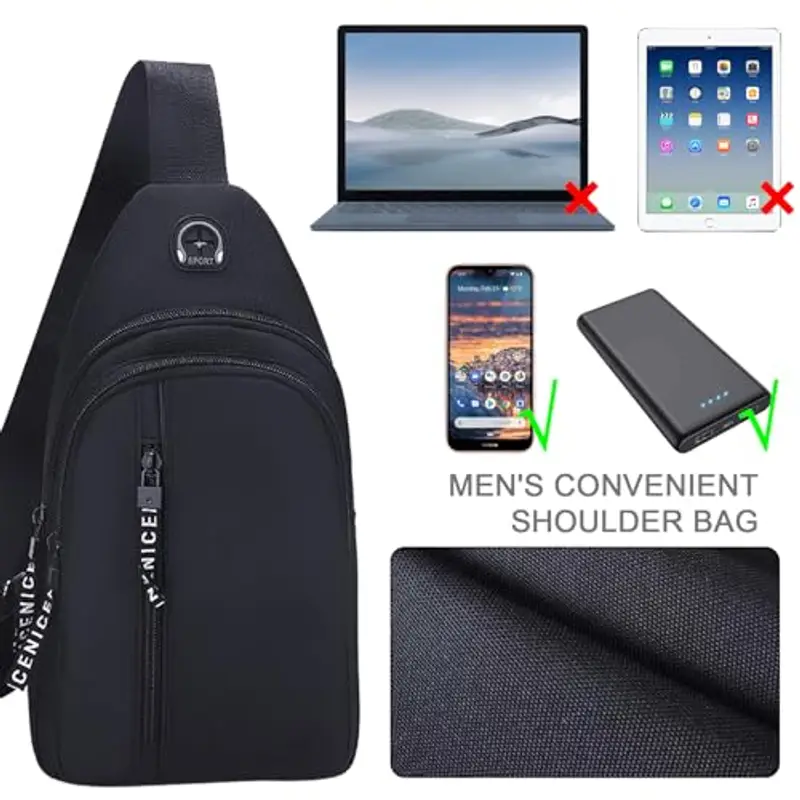 JSTHHTT Marsupio Uomo Multicolore 815061 miniatura 3