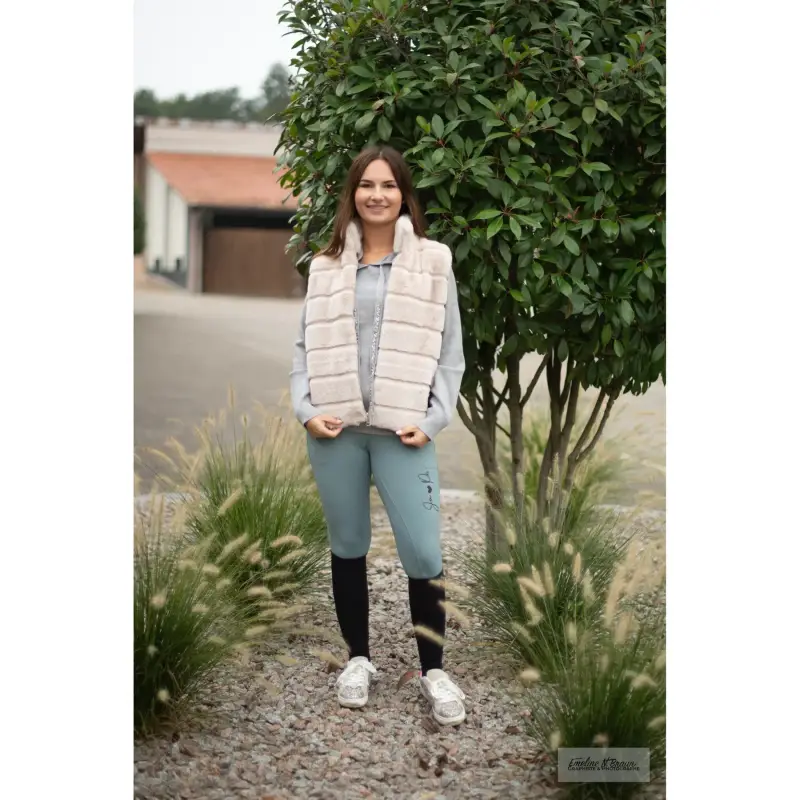 Gilet da equitazione da donna Ju & Pa fourrure Virginie