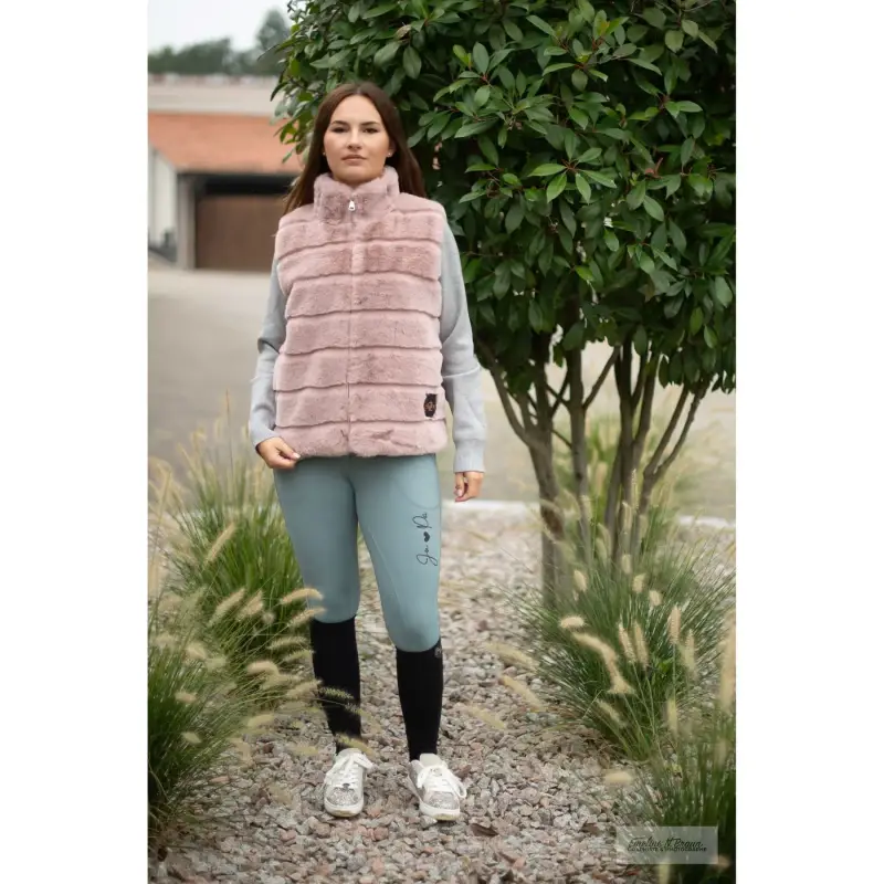 Gilet da equitazione da donna Ju & Pa fourrure Virginie
