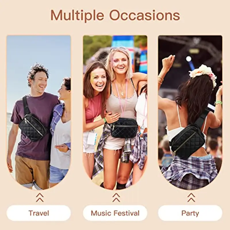 Jueachy Marsupio Nero 1214408 miniatura 3