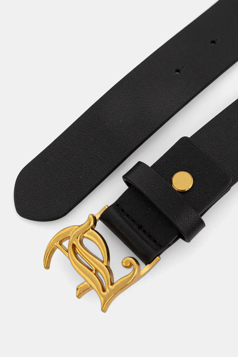 cintura in pelle JC Nero miniatura 2