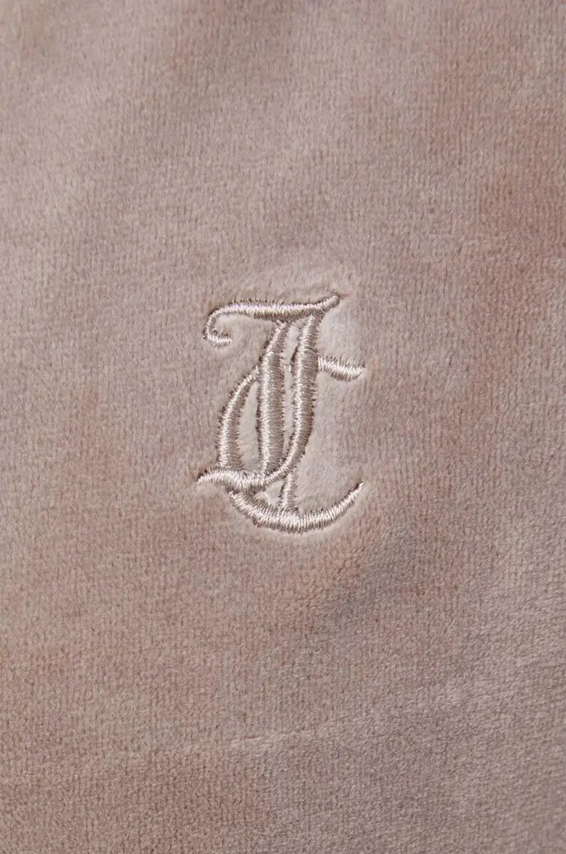 felpa in velluto colore beige con cappuccio miniatura 5