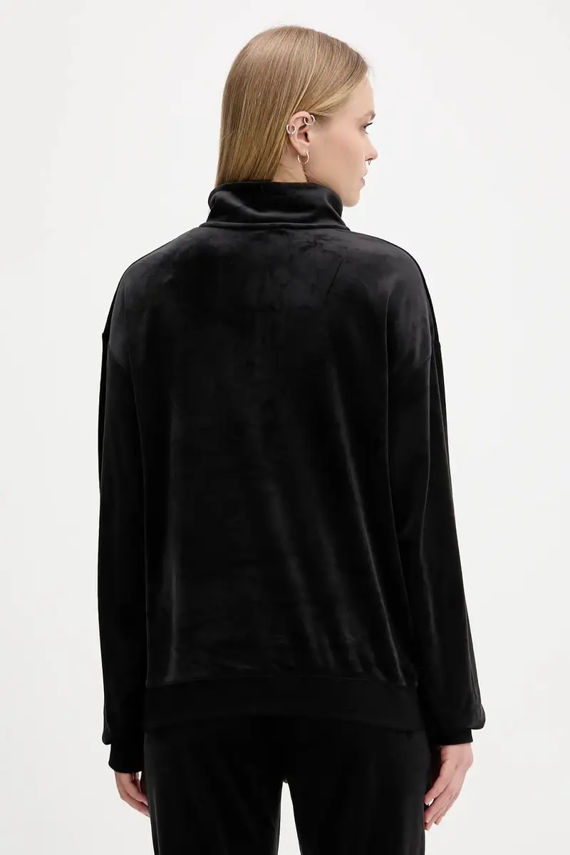 felpa in velluto donna colore nero JCBAS224810 miniatura 3