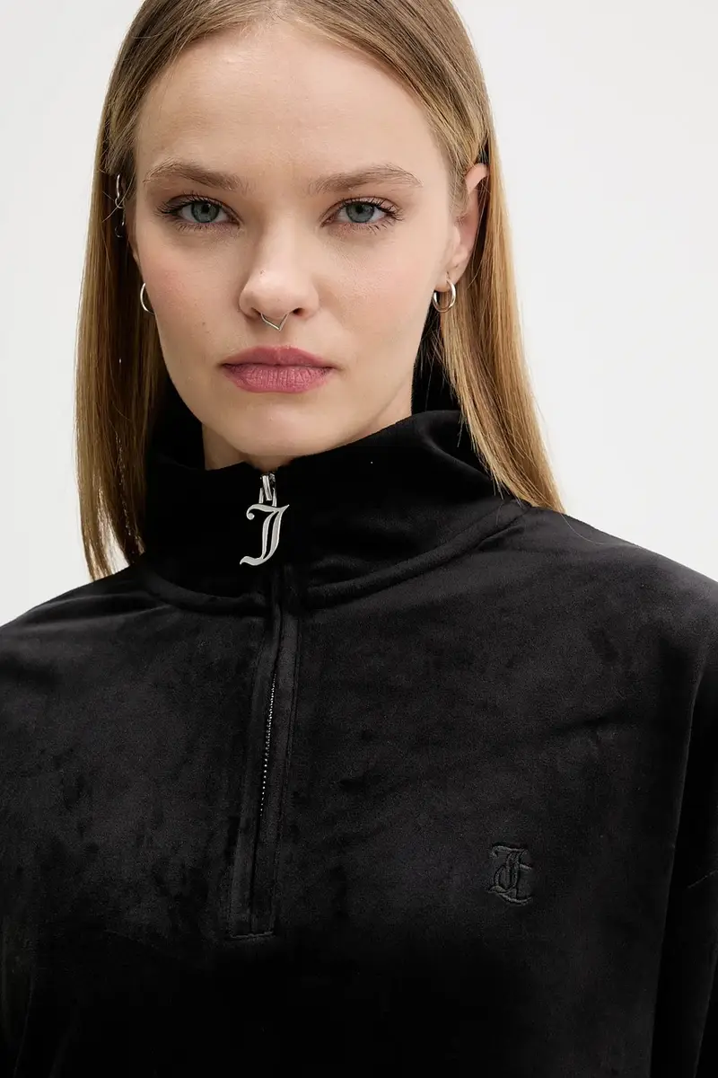 felpa in velluto donna colore nero JCBAS224810 miniatura 4