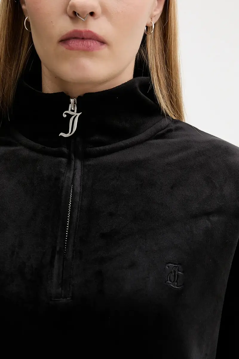 felpa in velluto donna colore nero JCBAS224810 miniatura 5