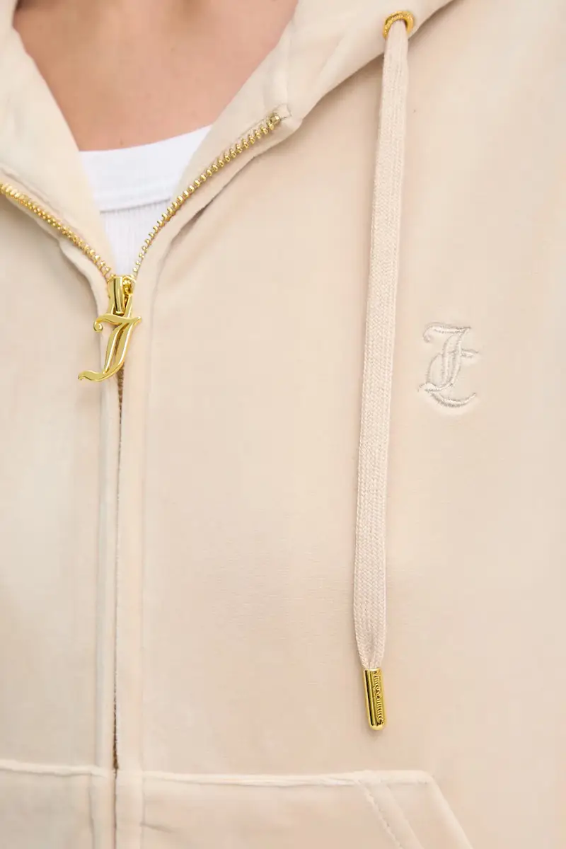 felpa ROBERTSON HOODIE donna colore beige con cappuccio con applicazione JCAP176G miniatura 5