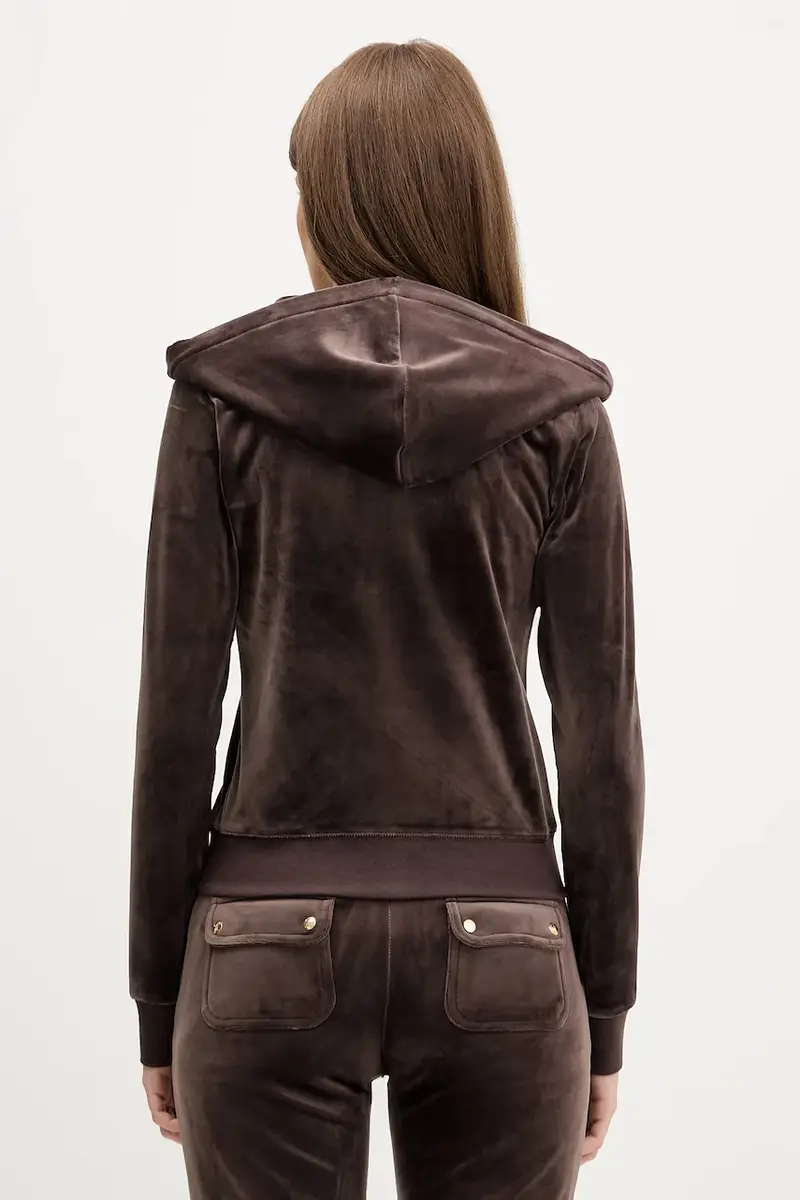 felpa ROBERTSON HOODIE donna colore beige con cappuccio con applicazione JCAP176G Marrone miniatura 3