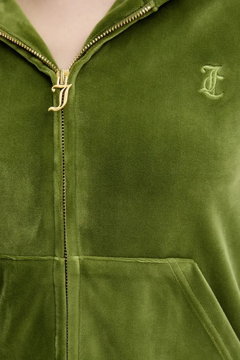 felpa ROBERTSON HOODIE donna colore verde con cappuccio con applicazione JCAP176G miniatura 5