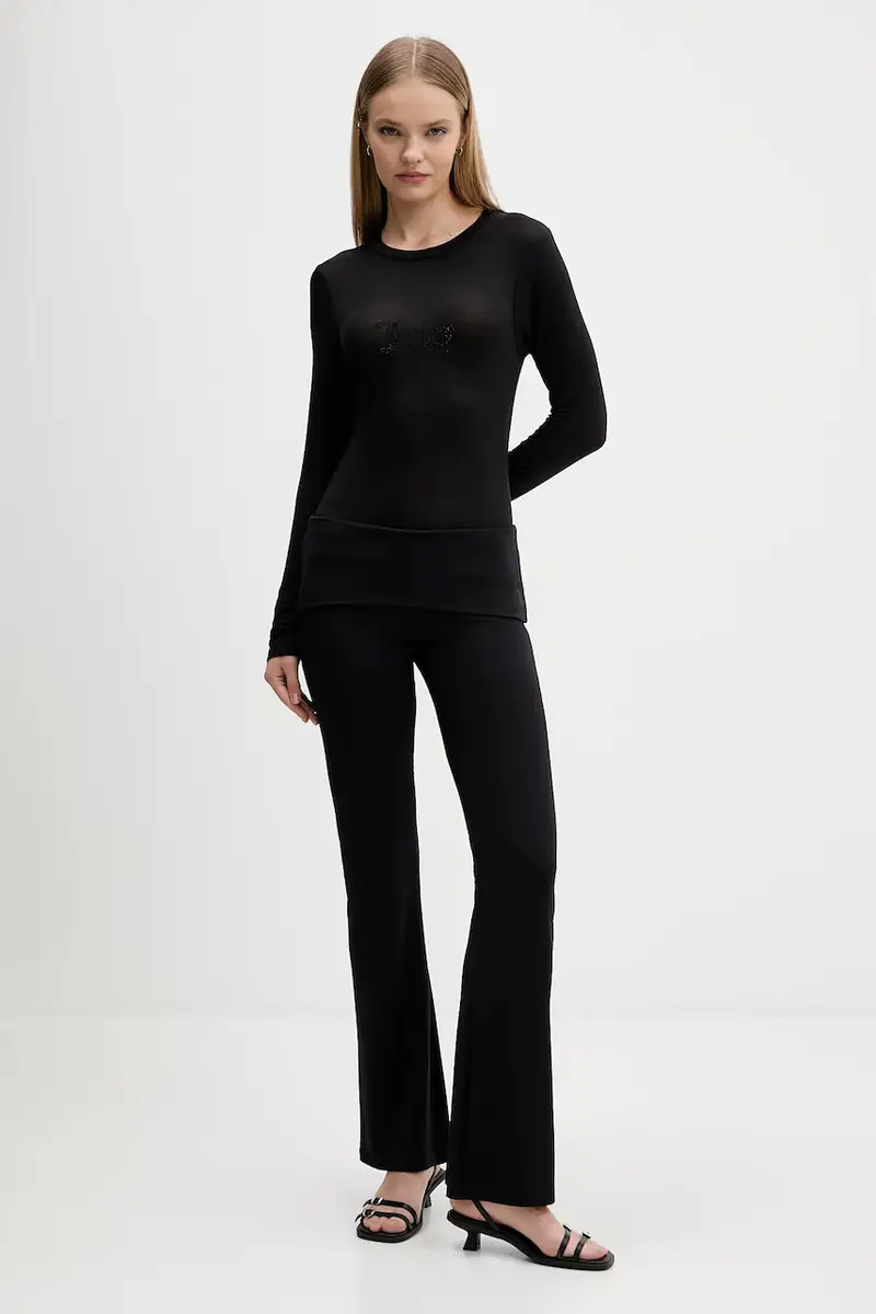 Juicy Couture Leggings Donna Nero 3846774 miniatura 2