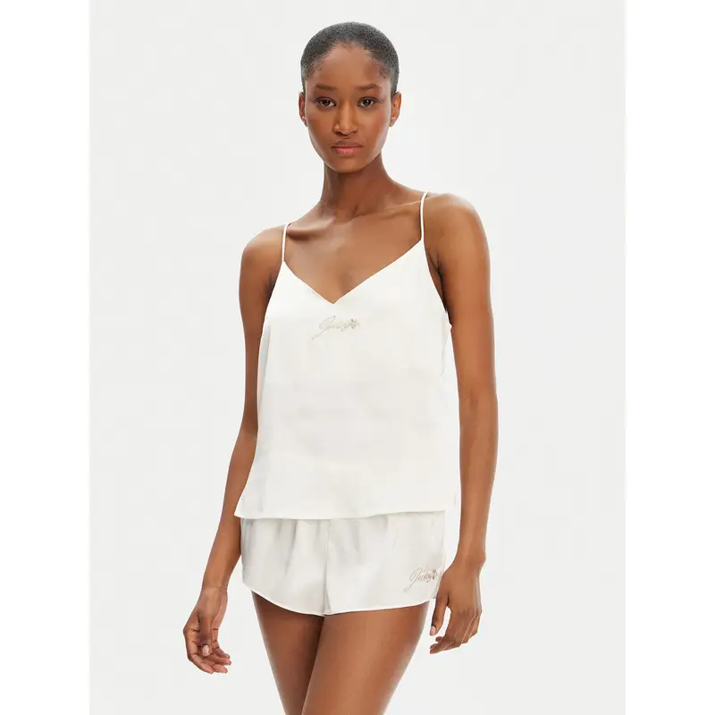 Maglietta del pigiama JCLCT125511 Écru Regular Fit Écru