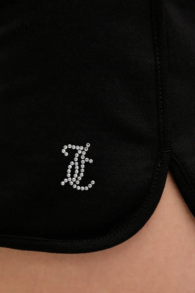 pantaloncini BOOTY SHORT donna colore nero con applicazione JCWHS225303 miniatura 4