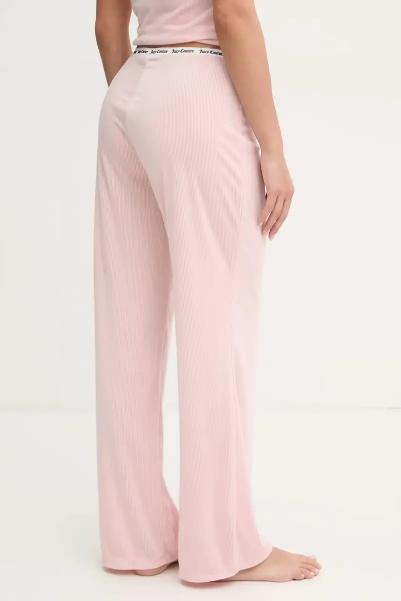 pantaloni da pigiama VICKY RIB FLARE PANT donna colore rosa JCLAS125504 miniatura 3