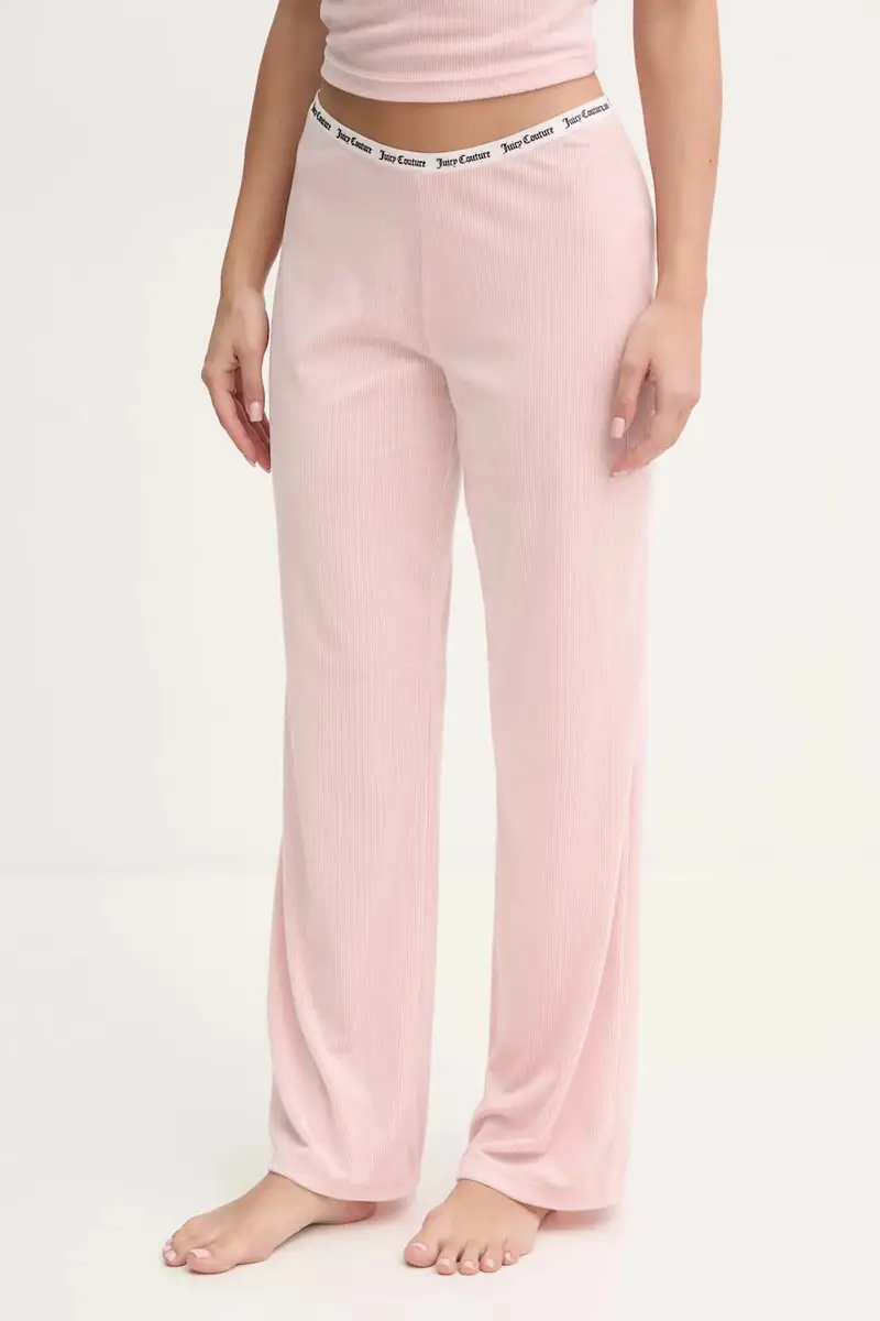 pantaloni da pigiama VICKY RIB FLARE PANT donna colore rosa JCLAS125504