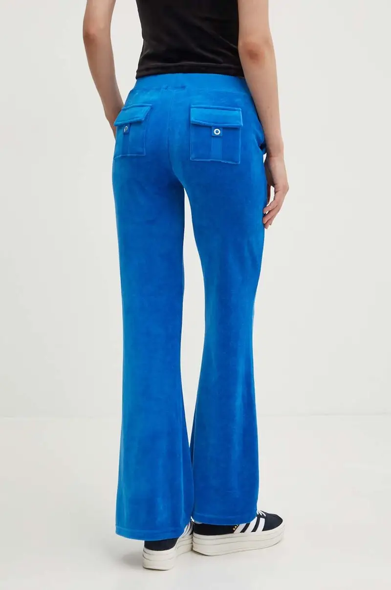 pantaloni da tuta in velluto CAISA LOW RISE PANT colore blu JCSEBJ008 miniatura 3