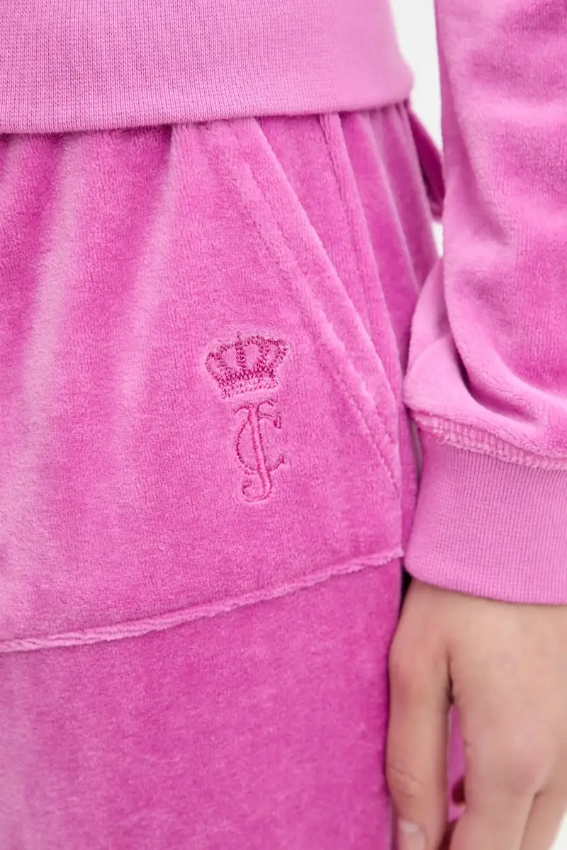 pantaloni da tuta in velluto CAISA LOW RISE PANT donna colore rosa JCSEBJ008G miniatura 4