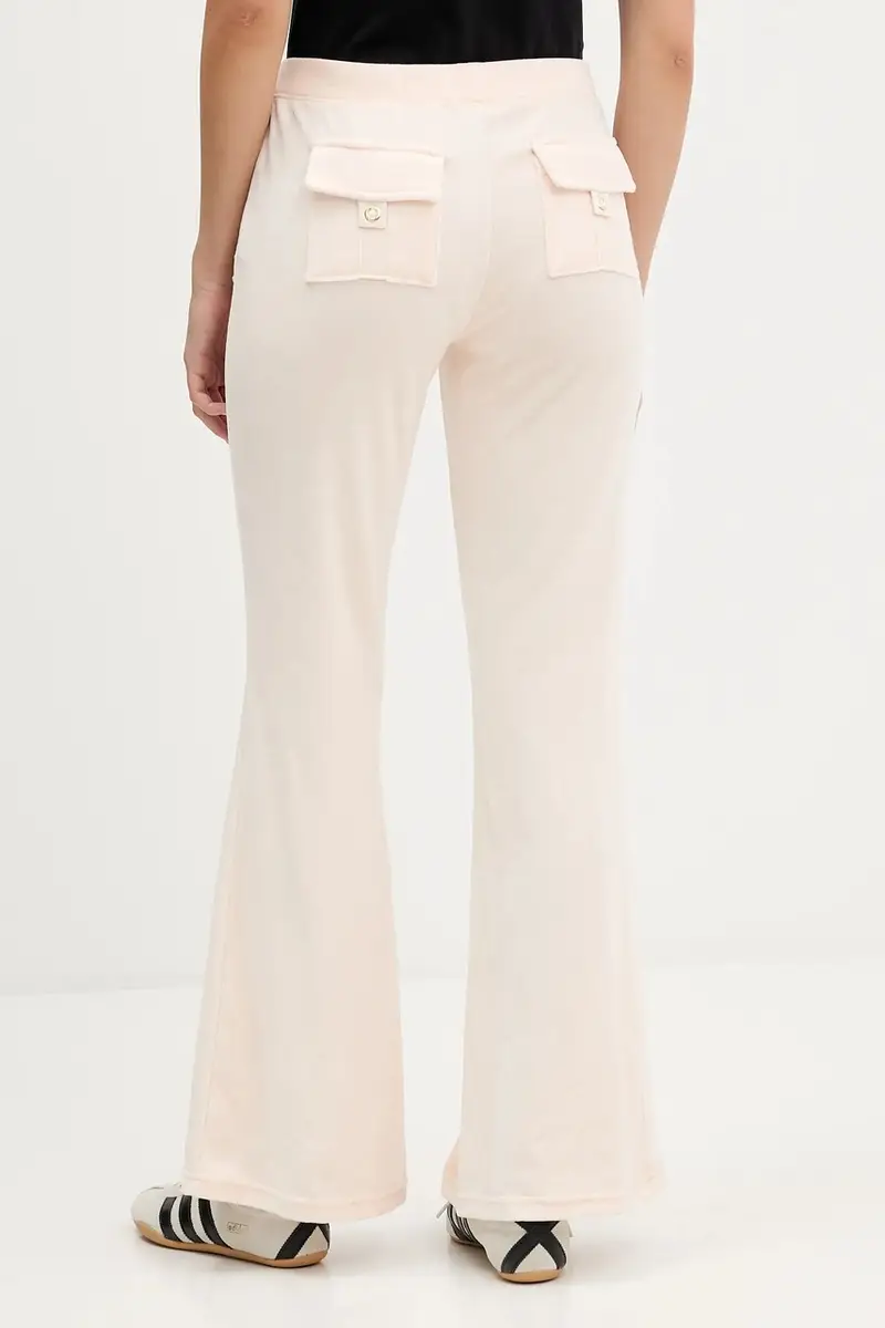 pantaloni da tuta in velluto CAISA LOW RISE PANT donna colore rosa JCSEBJ008G Beige miniatura 3