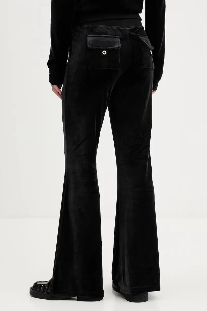 pantaloni da tuta in velluto CAISA LOW RISE PANT donna colore rosa JCSEBJ008G Nero miniatura 3