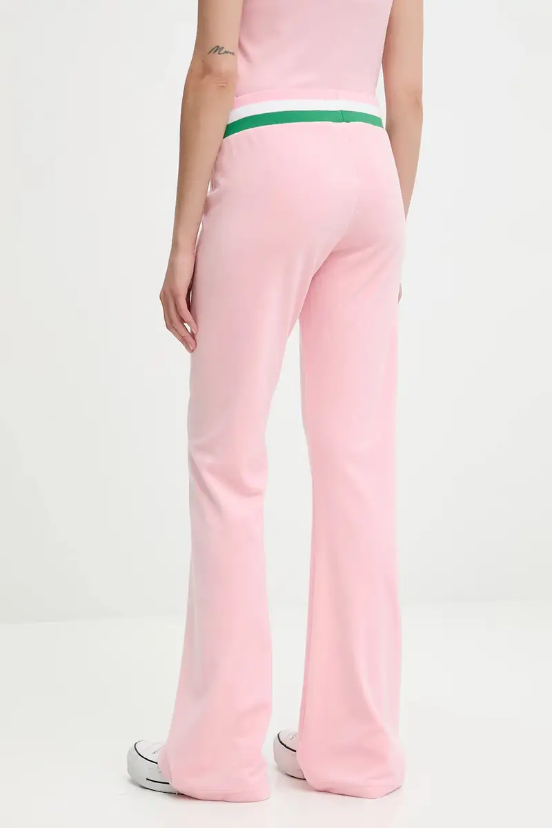 pantaloni da tuta in velluto CHRISTINE STRIPE LOW RISE donna colore rosa JCWBJ225352 miniatura 3