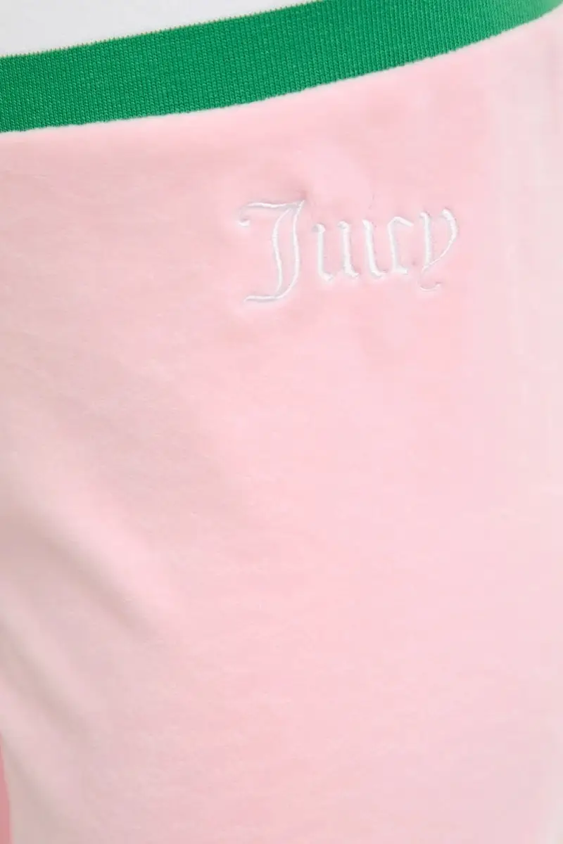 pantaloni da tuta in velluto CHRISTINE STRIPE LOW RISE donna colore rosa JCWBJ225352 miniatura 4