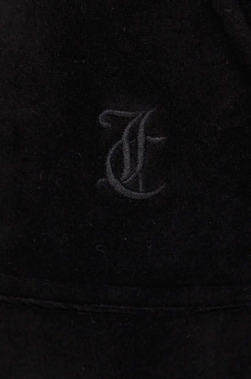 pantaloni da tuta in velluto colore nero miniatura 4