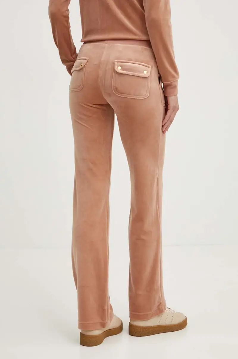 pantaloni da tuta in velluto DEL RAY GOLD colore beige JCAP180G miniatura 3