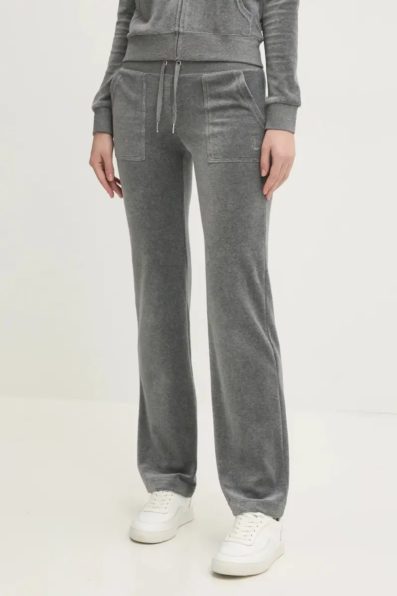 pantaloni da tuta in velluto DEL RAY PANT colore grigio JCAP180