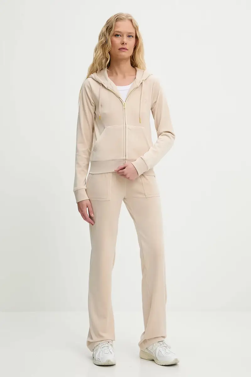 pantaloni da tuta in velluto DEL RAY POCKETED PANT donna colore beige JCAP180G miniatura 2
