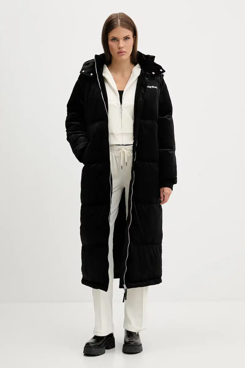 pantaloni da tuta in velluto donna colore beige con applicazione JCWBJ225307 miniatura 2