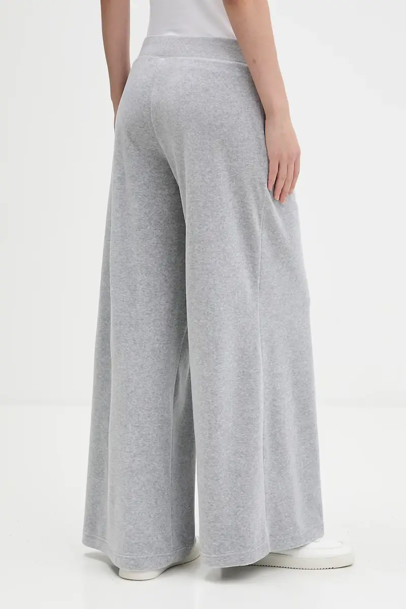 pantaloni da tuta in velluto donna colore grigio JCBBJ225803 miniatura 3