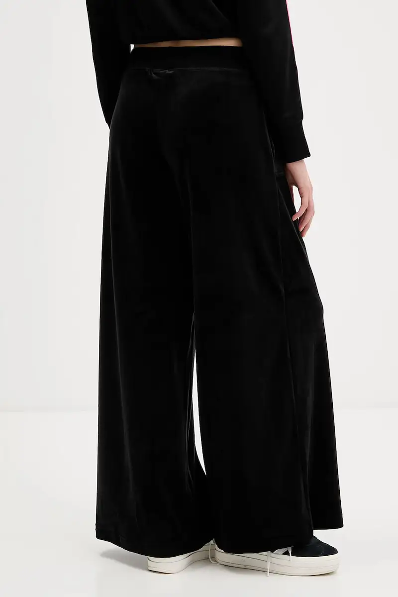 pantaloni da tuta in velluto donna colore nero JCBBJ225803 miniatura 3