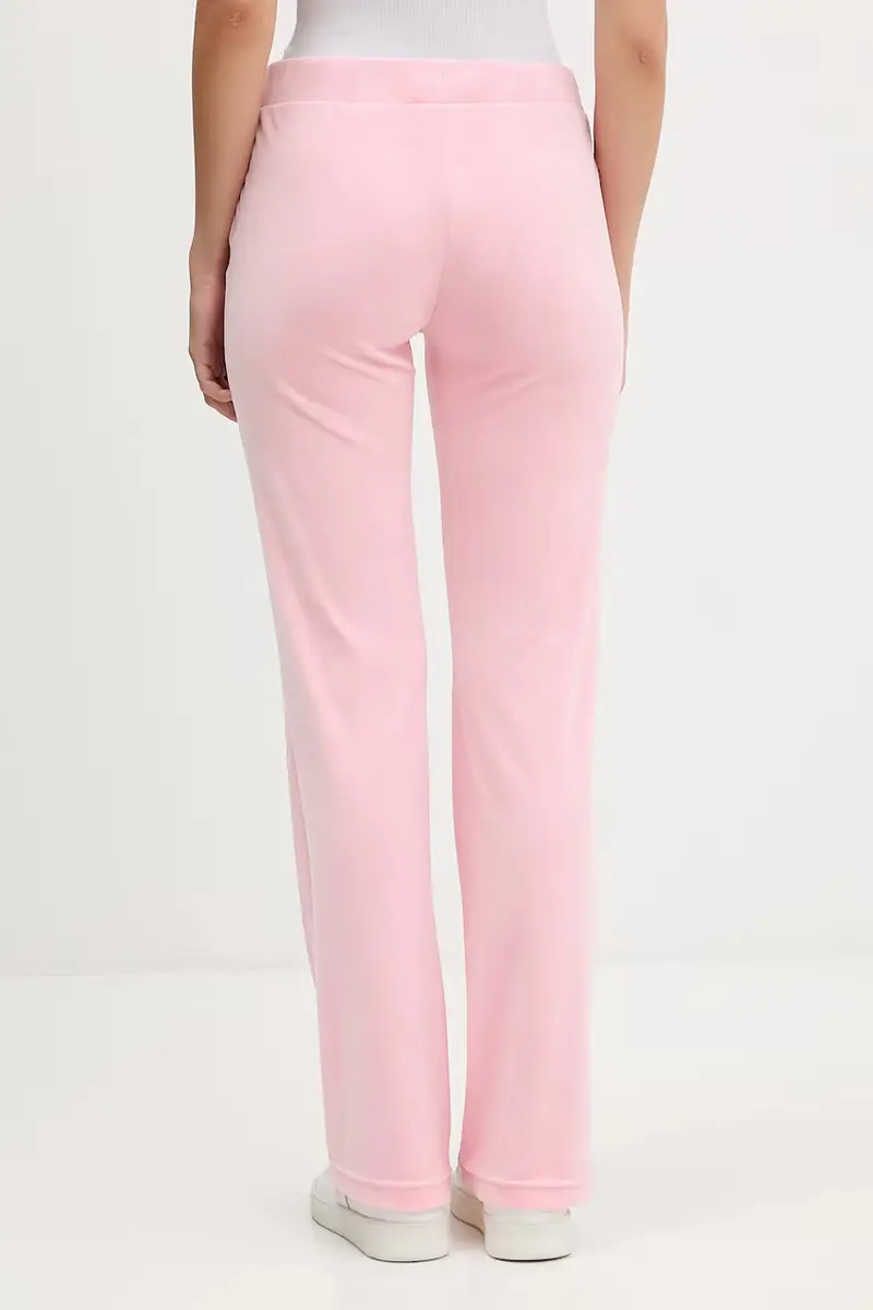 pantaloni da tuta in velluto donna colore rosa JCWBJ225311 miniatura 3