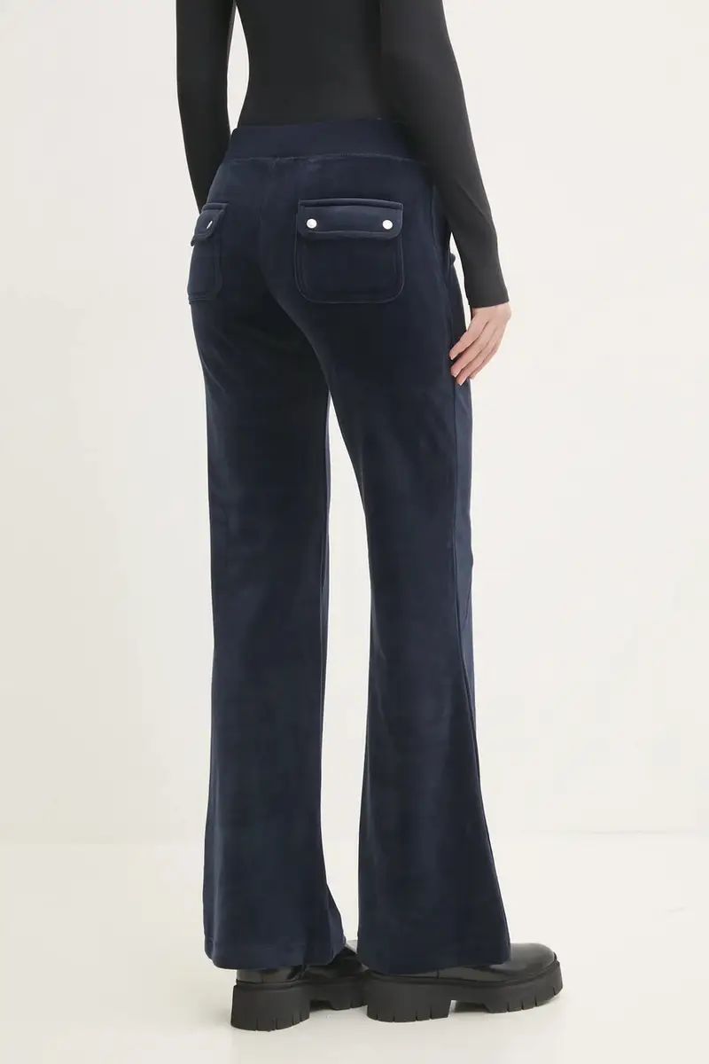 pantaloni da tuta in velluto LAYLA POCKET LR colore blu navy JCSEBJ001 miniatura 3