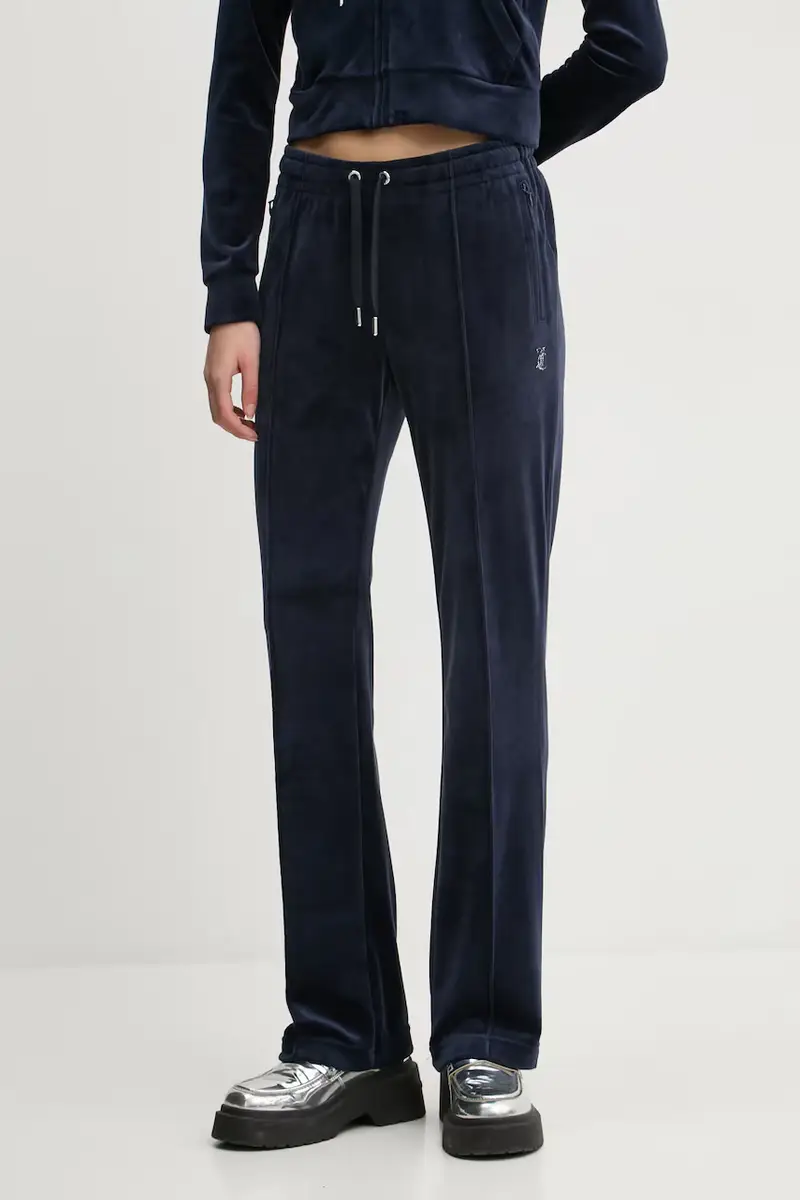 pantaloni tuta colore blu navy con applicazione JCAPW045